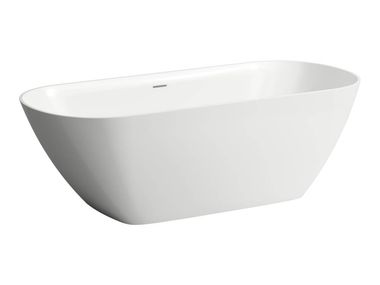 Freestanding composite material bathtub LUA Laufen