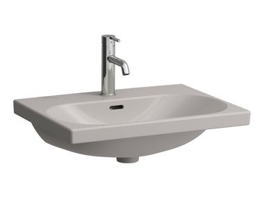 Inset oval ceramic washbasin LUA Laufen