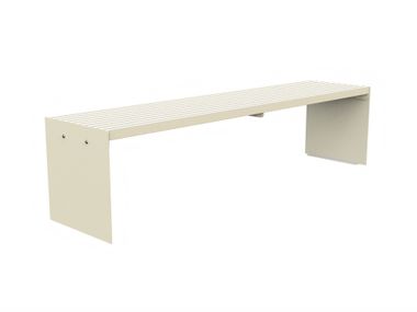 Backless steel bench VENICE Lazzari