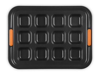 Backform aus Carbonstahl 12 BROWNIE MOLD Le Creuset