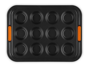 Backform aus Carbonstahl 12-MUFFIN MOULD Le Creuset