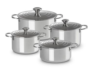 Kochgeschirr-Set aus Edelstahl EVOLUTION Le Creuset