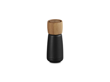 Stoneware pepper mill with wooden lid PEPPER GRINDER Le Creuset