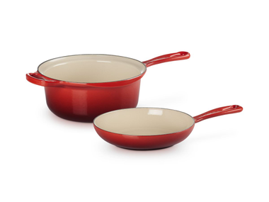 Set of enameled cast iron pans EVOLUTION 2-IN-1 Le Creuset