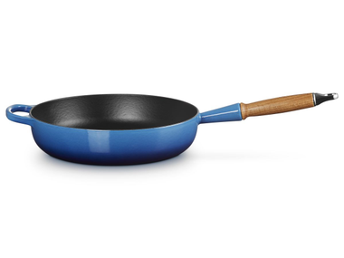 High pan with wooden handle in vitrified cast iron EVOLUTION - 28 CM Le Creuset