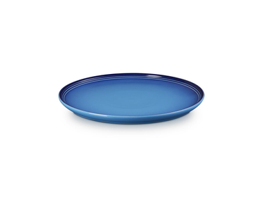 Flat plate in vitrified stoneware COUPE Le Creuset