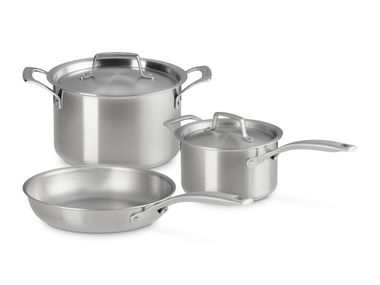 Kochgeschirr-Set aus Edelstahl 3-PIECE STAINLESS STEEL SET Le Creuset