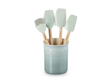 Kitchen set with glazed stoneware jar and spatulas 5-PIECE CRAFT SET Le Creuset