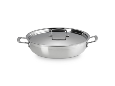 Töpf aus Edelstahl TEGAME BASSO CON COPERCHIO Le Creuset