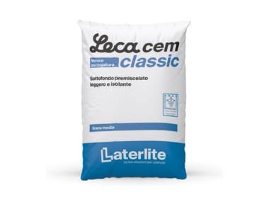 Laterlite, LECA®CEM CLASSIC Premiscelato leggero e isolante a veloce asciugamento