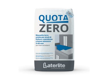 Screed and base layer for flooring LECA® QUOTAZERO Laterlite
