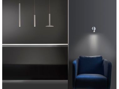 ELAMP Applique à LED orientable en aluminium avec USB By LedsC4 ...