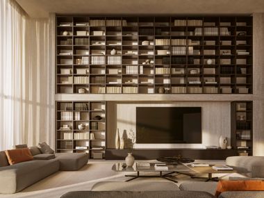 Libreria componibile modulare su misura SELECTA Lema