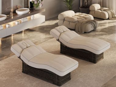 Multifunctional spa bed with electric adjustment and storage drawer ROMA Lemi Group