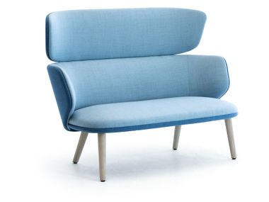 Divano per contract in tessuto con schienale alto ALISÈ LOUNGE Leyform