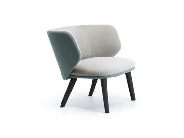 Poltroncina in tessuto per contract ALISÈ LOUNGE Leyform