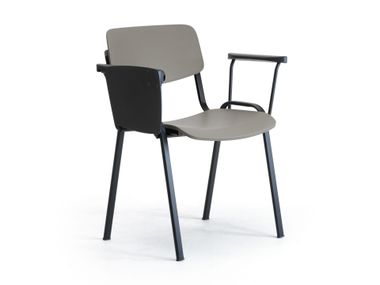 Sedia da conferenza in polipropilene con ribaltina SALLY Leyform