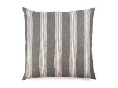 Cuscino a righe quadrato in lino TAHOE Libeco Home