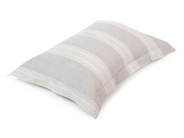 Cuscino rettangolare a righe in lino SISCO Libeco Home