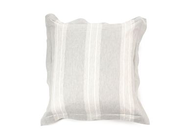 Cuscino quadrato a righe in lino SISCO Libeco Home
