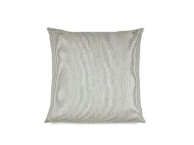 Cuscino quadrato a righe in lino THE WORKSHOP STRIPE Libeco Home