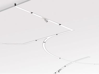 Modulare LED Vertieft Deckenlampe LIQUID LINE 60 F4 Lightnet