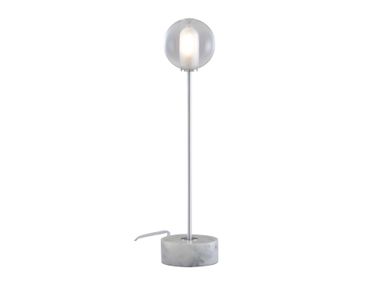 Table lamp with marble base and glass shade CALOT Ligne Roset