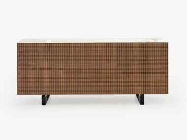 Wooden sideboard with doors KADORA Ligne Roset