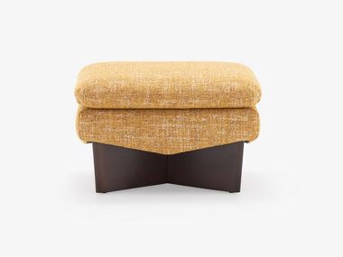Rectangular fabric footstool MONACO Ligne Roset