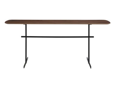 Rectangular steel and wood coffee table PRADO Ligne Roset