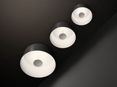 Painted metal ceiling light DELFI_S Linea Light Group