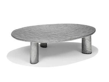 Aluminium coffee table CHARLES Linteloo