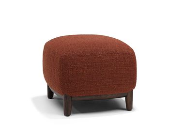 Upholstered fabric footstool LUC Linteloo