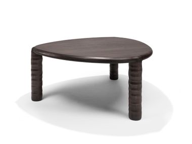 Free form oak dining table TEMBO Linteloo