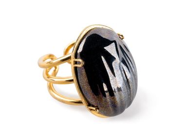 Ring aus Porzellan SCARAB METAL RING Lladró