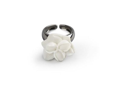 Porcelain ring ORCHID RING Lladró