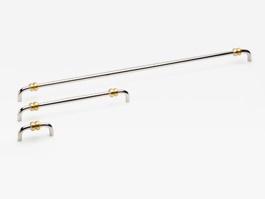Brass Bridge furniture handle DUET Lo & Co Interiors