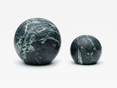 Levanto red marble furniture knob HUBBLE Lo & Co Interiors