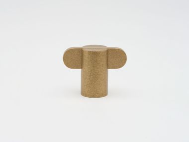 Brass door knob INTERSECT Lo & Co Interiors