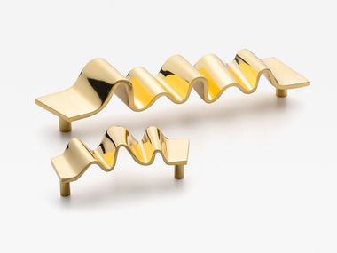 Brass furniture handle LUCIA PULL Lo & Co Interiors