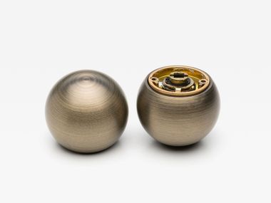 Brass door knob SPHERE Lo & Co Interiors