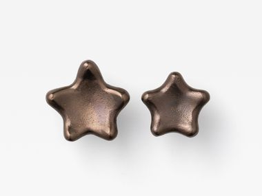 Brass furniture knob STAR KNOB Lo & Co Interiors