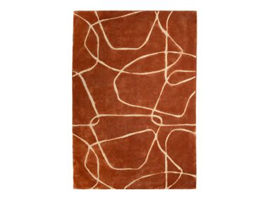 Rectangular custom viscose and wool rug SHINNY 004-E Loominology