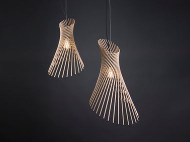 Anodized aluminium pendant lamp DIVA Loomiosa