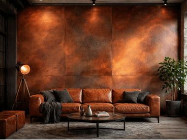 Metal sheets for design and architectural applications COPPER SATIN AGED Lost Cowboys