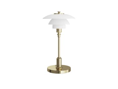 LED rechargeable opal glass table lamp PH 1/1 PORTABLE Louis Poulsen