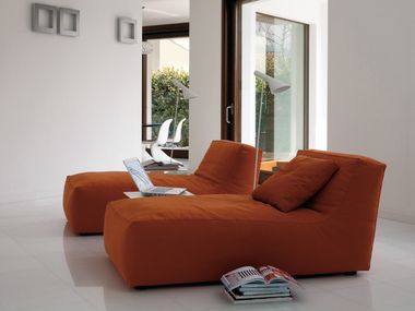 Fabric chaise longue NOE Verzelloni