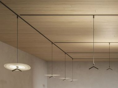 Lampe sur rails en aluminium ALIBEL Luceplan