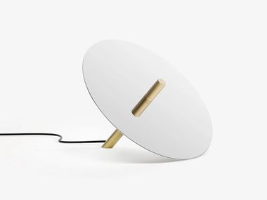 Lampada da tavolo in metallo MILLIMETRO Luceplan