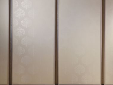 Boiserie revêtue de tissu et de Nabuk BELLAGIO Ludovica Mascheroni